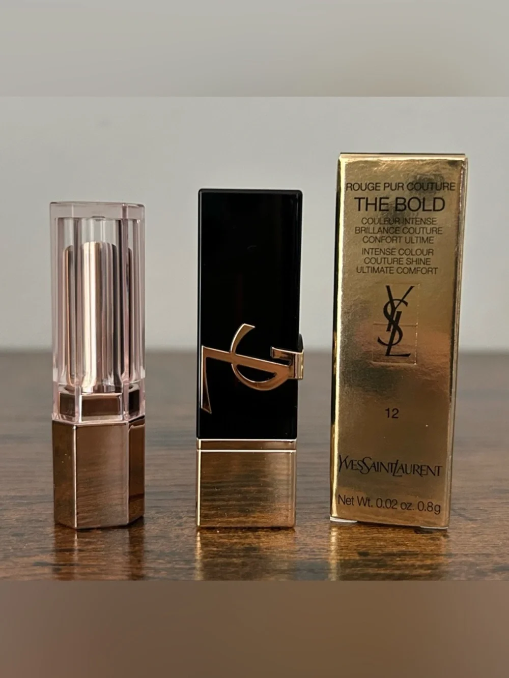 YSL Lipstick and Lancôme lip balm - 2pc mini size